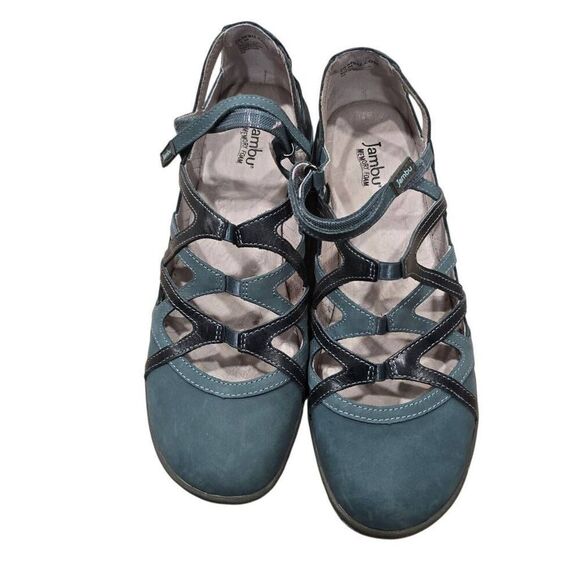 Jambu Tangriene Walking Shoes Women's 11M Green Adjustable Oxford Sport Outdoor‎ - Picture 2 of 8